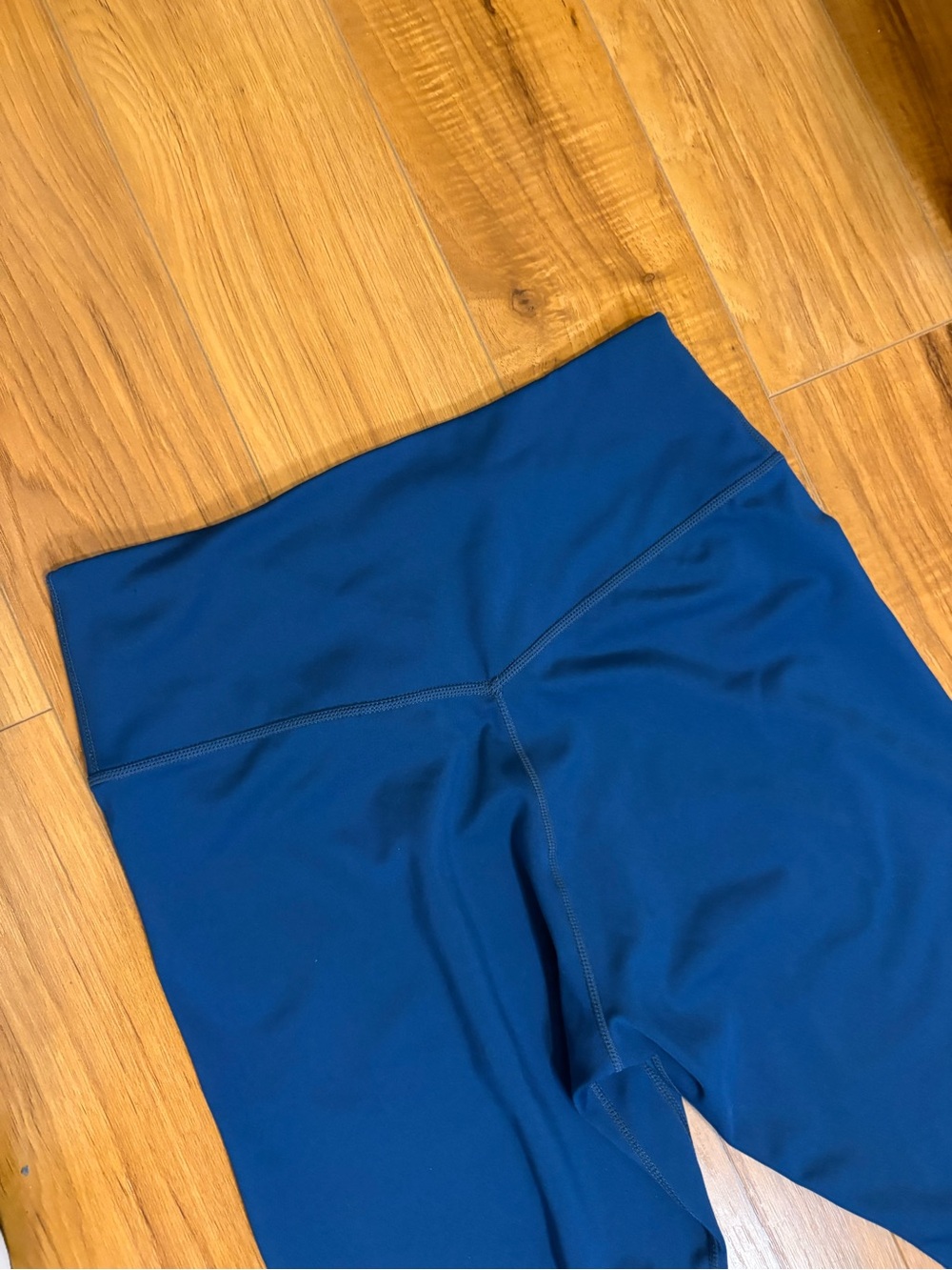 Nike Dri-FIT Blue High Rise Leggings Medium Athletic Workout Pants gym running - Picture 4 of 4